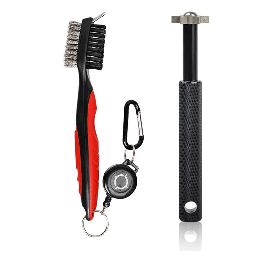 GolfMate Groove Sharpener & Club Cleaner Set