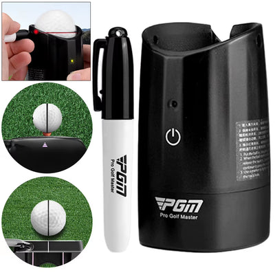 Golf Electric Scriber Finds Gravity Distribution Line Ball Spot Marker Tool Electric Ball Painter Golf Scriber Golf Accessories